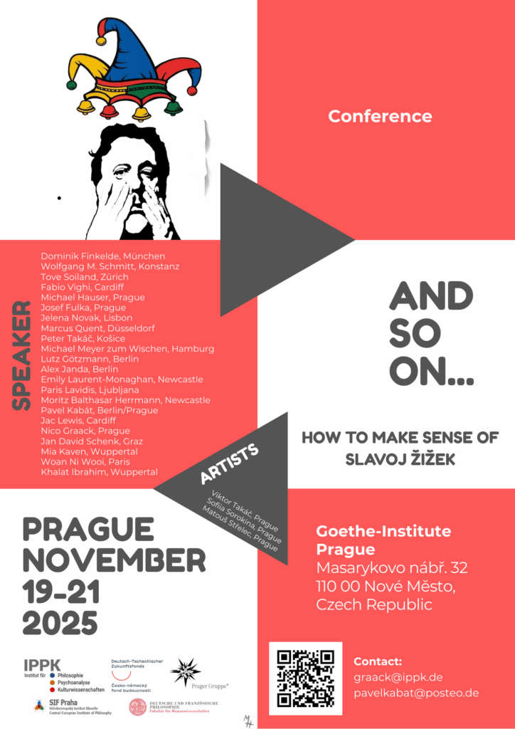 Plakat der Žižek Konferenz 2025